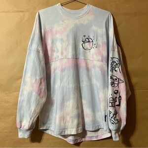Disney Grogu Tie Dye Spirit Jersey Star Wars The Mandalorian Baby Yoda Size XS